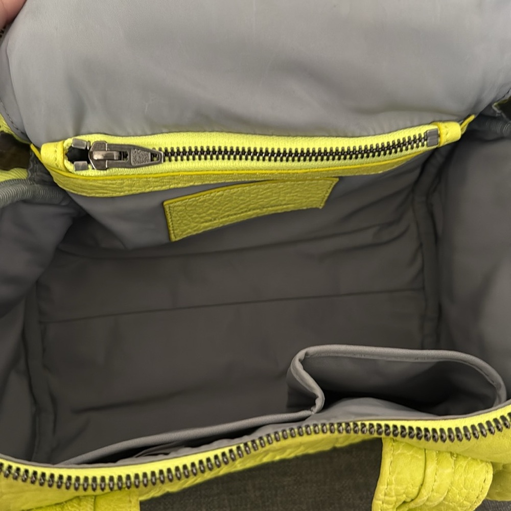 Alexander Wang Rocco Bag with Studs - Neon Yellow - Picture 4 of 11